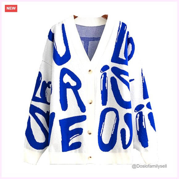 Chunky Cable Knit Cardigan One Size Acrylic Blend Open Front Long Sleeve